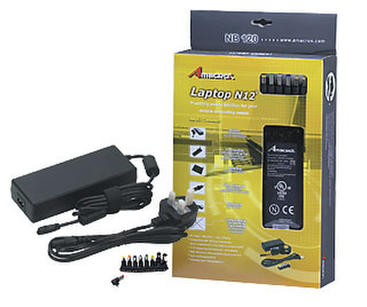 Amacrox AX120-AAC 120W Black power adapter/inverter