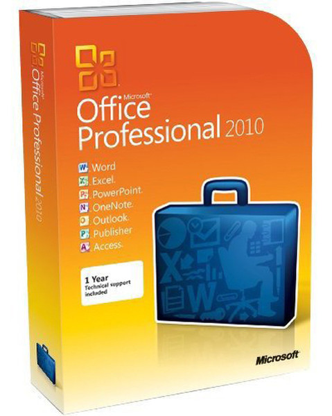 Microsoft Office 2010 Professional Plus, OLV NL, Multilng 1Benutzer Mehrsprachig