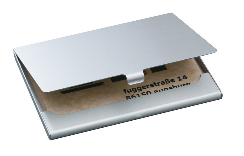 Sigel VZ135 Aluminium Silber Visitenkartenhalter