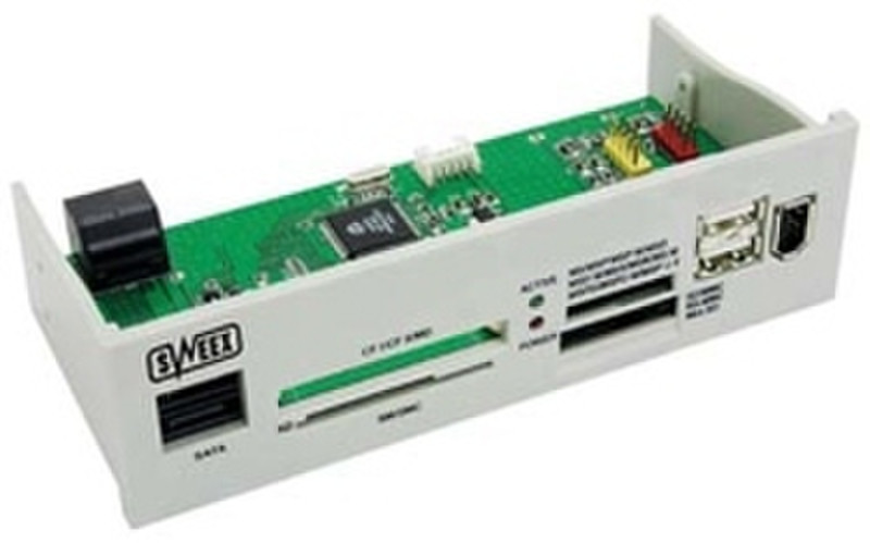 Sweex Multi Panel & Card Reader 53-in-1 устройство для чтения карт флэш-памяти