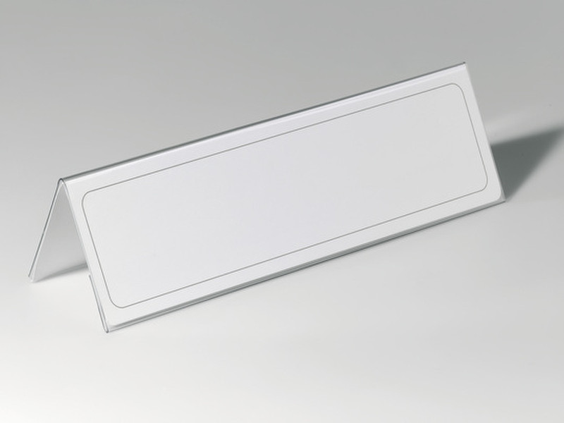 Durable 8053-19 Transparent non-metallic nameplate