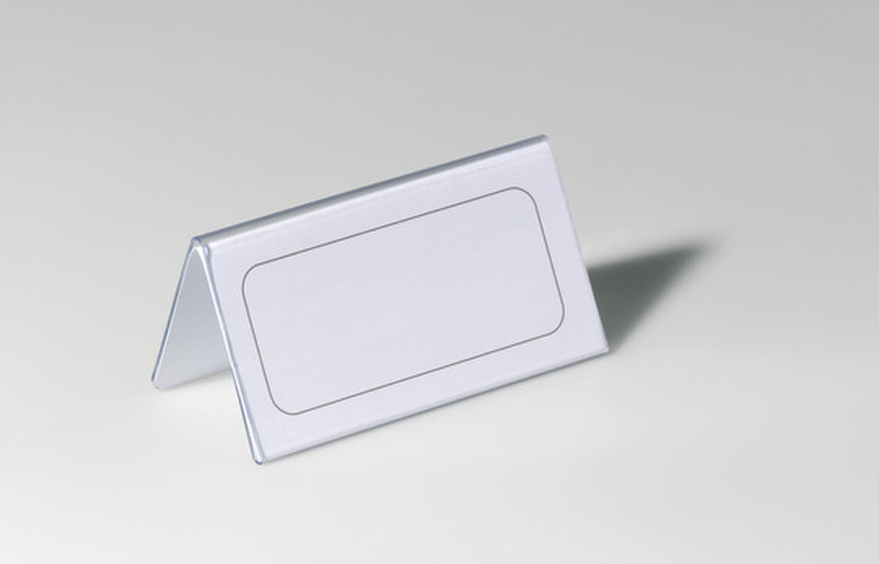 Durable 8051-19 Transparent non-metallic nameplate