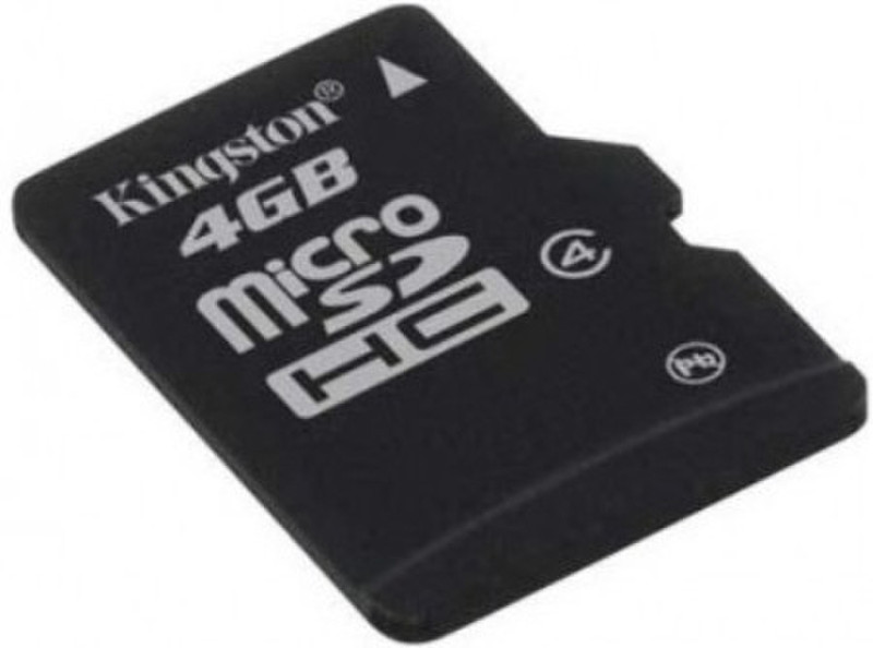 Kingston Technology 4GB MicroSDHC Card 4GB MicroSDHC memory card