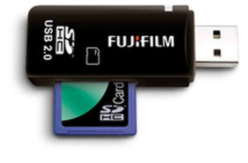 Fujifilm USB Card Reader f/ SecureDigital/SDHC USB 2.0 Black card reader