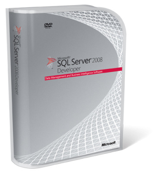 Microsoft SQL Server Developer Edition 2008 R2, x32/64, 1u, DVD, FRE