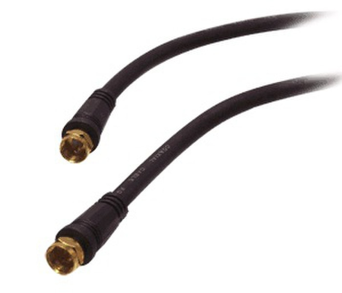 Siig RG6 Coaxial Cable 7.62m F F Schwarz Koaxialkabel
