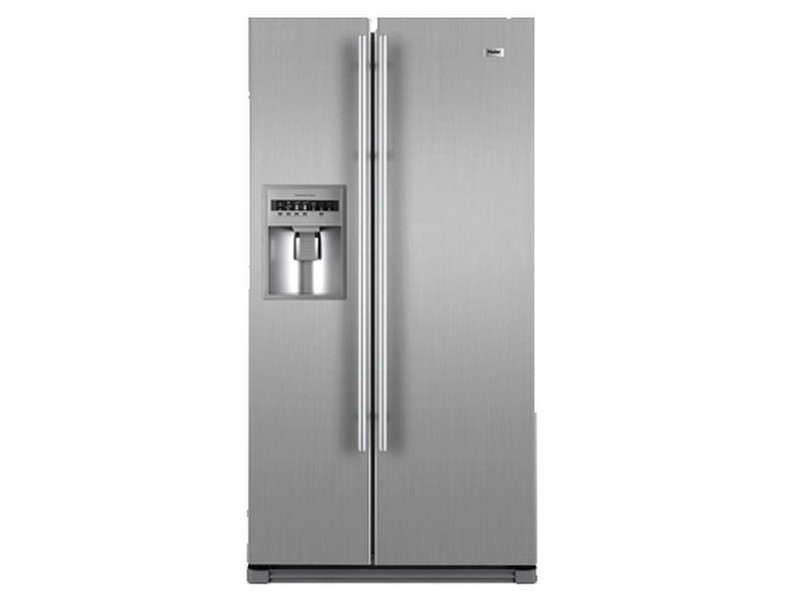 Haier HRF661TSAA freestanding 512L A+ Stainless steel side-by-side refrigerator