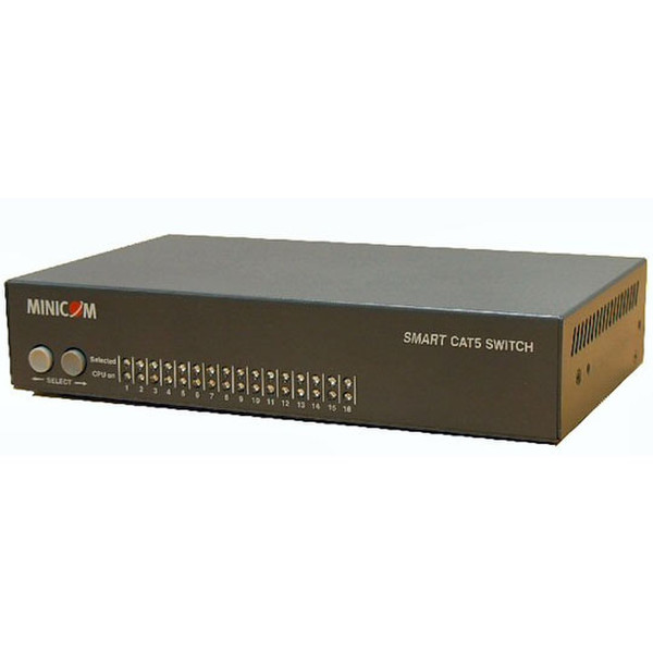 Minicom Advanced Systems Smart 108 1U Черный KVM переключатель