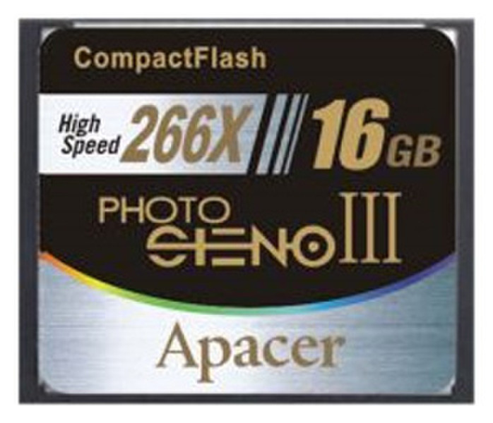 Apacer Photo Steno III CF 266X 16GB 16GB CompactFlash memory card
