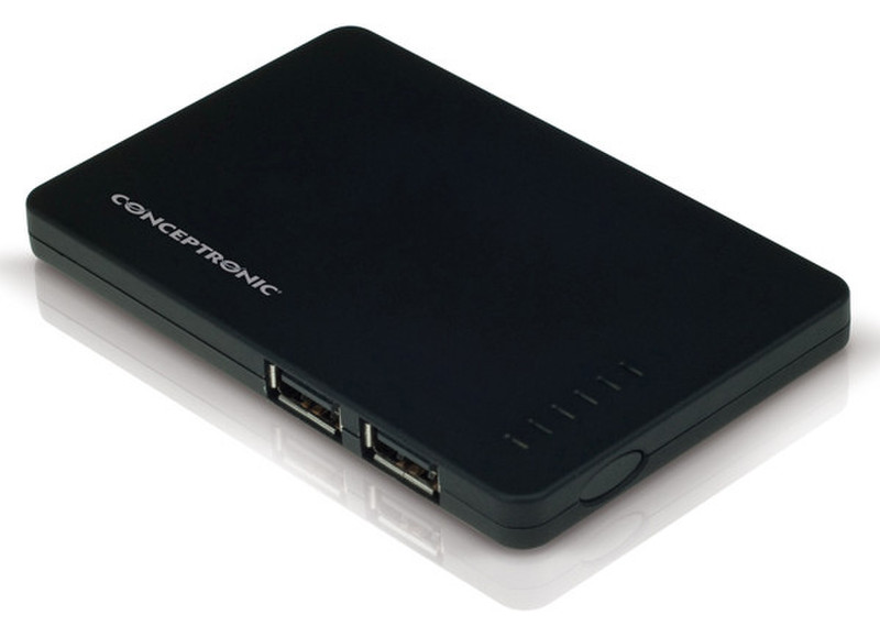 Conceptronic Universal USB Power Bank Черный зарядное для мобильных устройств