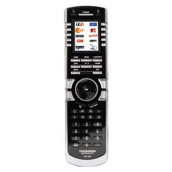 Thomson ROC10509 IR Wireless press buttons Black remote control