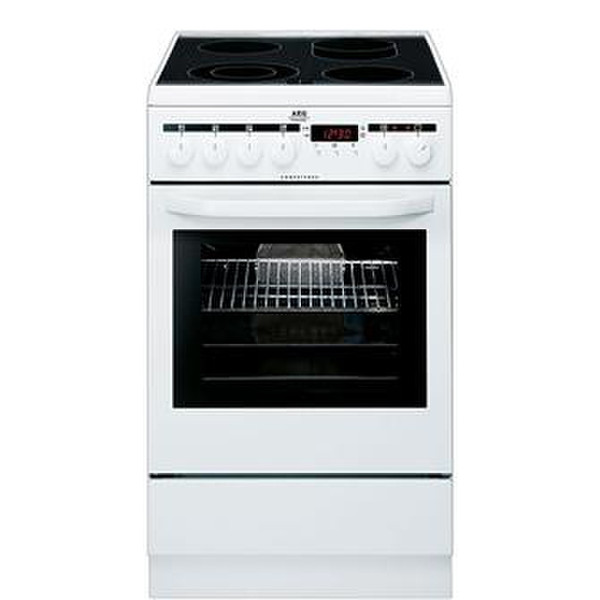AEG 41035VD-WC Freestanding Induction hob White cooker