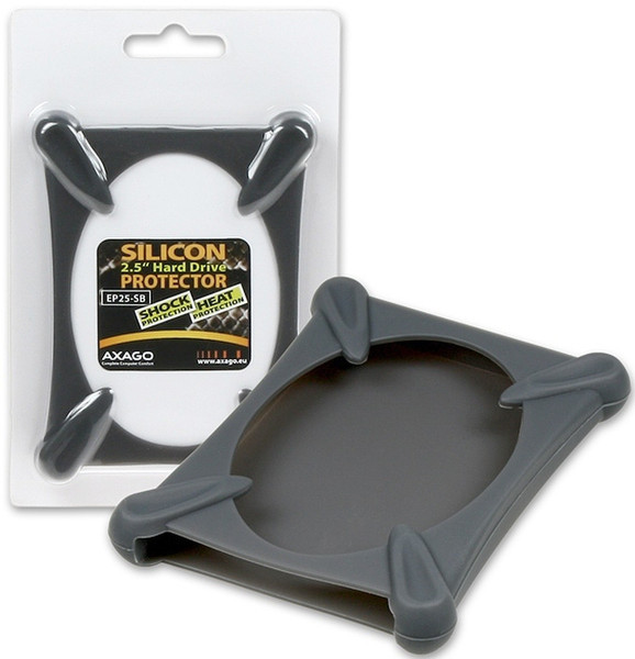 Axago EP25-SB Силиконовый Черный чехол для жесткого диска