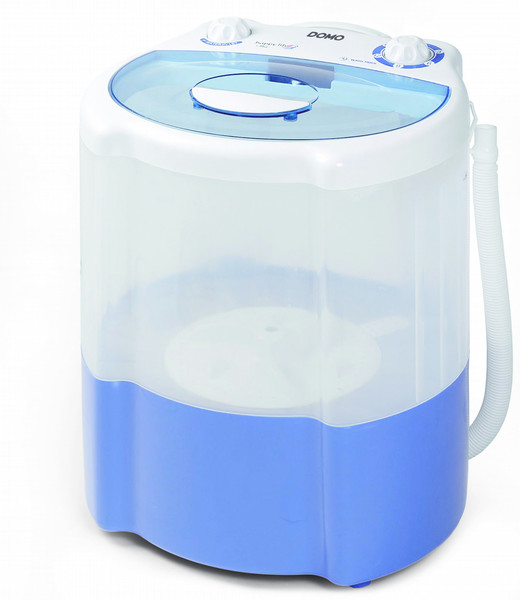 Domo MW300 portable Top-load 2kg Blue,White washing machine