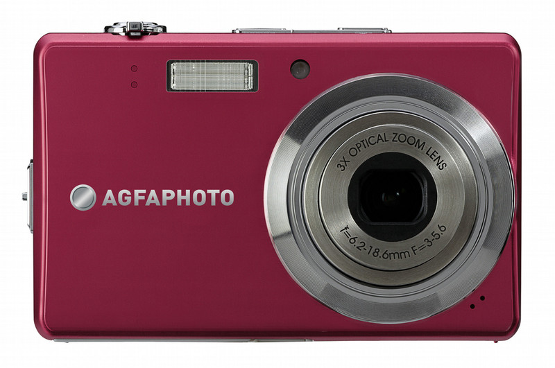 AgfaPhoto OPTIMA 105 Компактный фотоаппарат 14МП CCD 4320 x 3240пикселей Красный