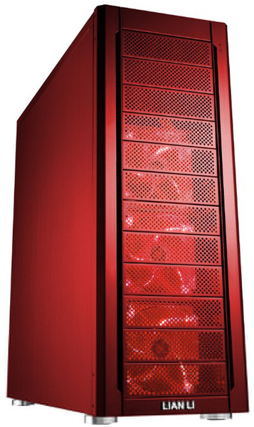 Lian Li PC-A77FR Full-Tower Red computer case