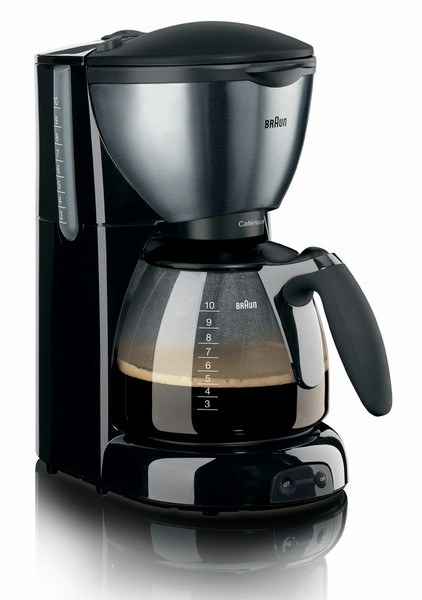 Braun KF 570 Отдельностоящий Капельная кофеварка 10чашек Черный кофеварка