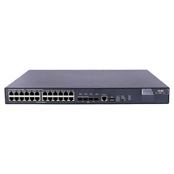 Hewlett Packard Enterprise A A5800-24G L3 Power over Ethernet (PoE) 1U Черный