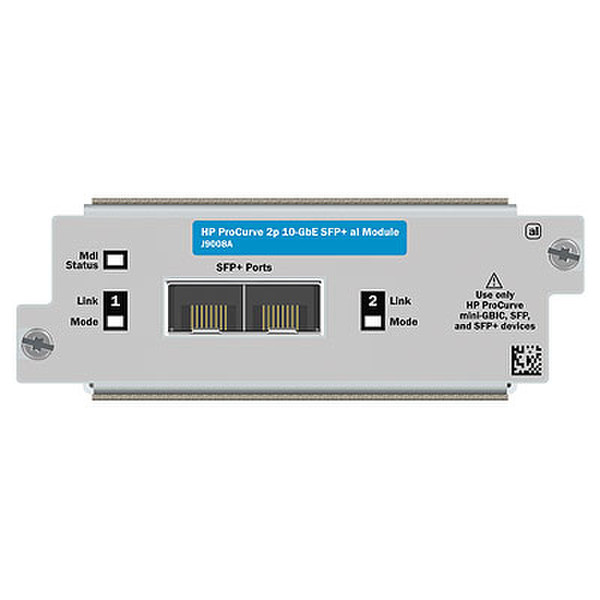 Hewlett Packard Enterprise 5800 2-port 10GbE SFP+ Module 10 Gigabit Ethernet,Fast Ethernet,Gigabit Ethernet модуль для сетевого свича