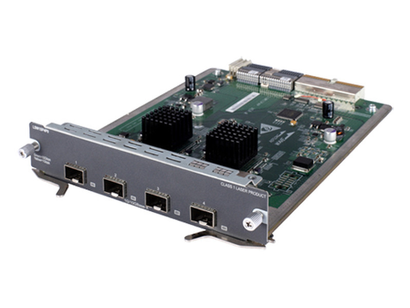 Hewlett Packard Enterprise 5800 4-port 10GbE SFP+ Module 10 Gigabit Ethernet,Fast Ethernet,Gigabit Ethernet модуль для сетевого свича