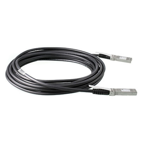 Hewlett Packard Enterprise X240 SFP+ SFP+ 3m DAC 3м Черный сетевой кабель