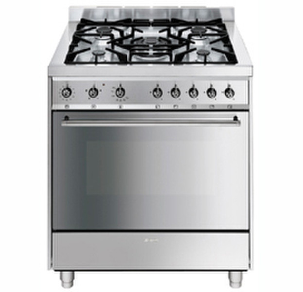 Smeg C8GVXI Freestanding Gas hob Stainless steel cooker