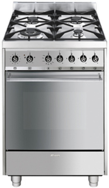 Smeg C6GVXI Built-in Gas hob Stainless steel cooker