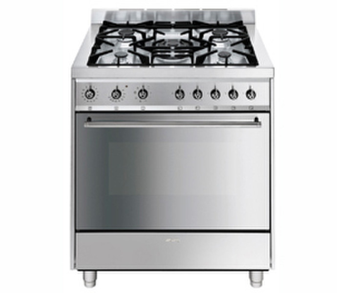 Smeg C8GMXI Freestanding Gas hob A Stainless steel cooker