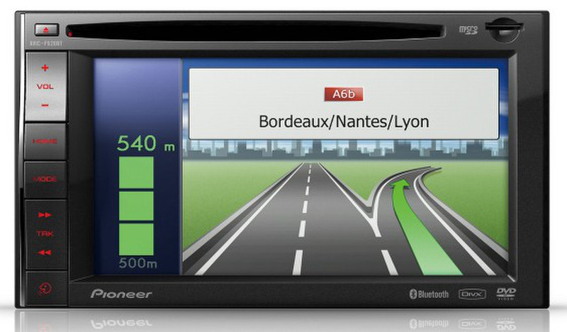 Pioneer AVIC-F920BT PlugIn einfügen 6.1Zoll LCD Touchscreen 2510g Schwarz Navigationssystem