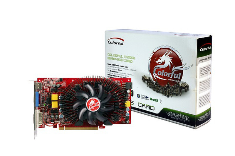 Colorful 98GT/103N10 GeForce 9800 GT 1GB GDDR3 Grafikkarte