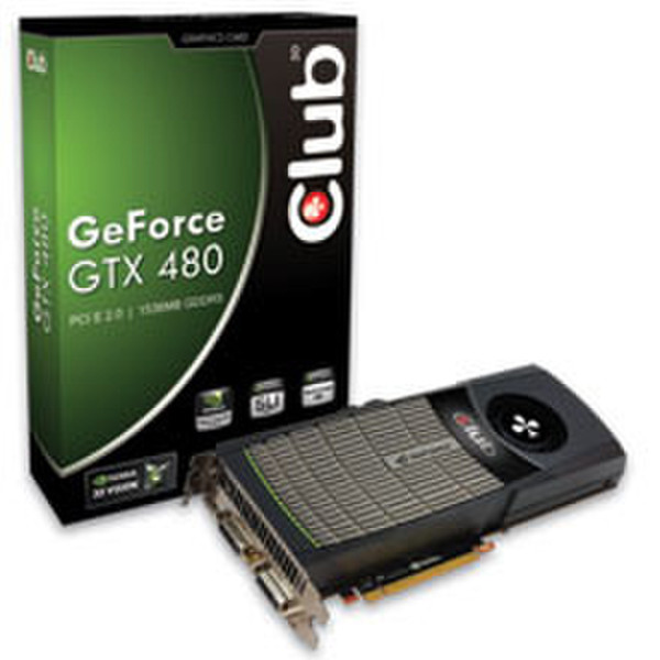 CLUB3D CGNX-X4836 GeForce GTX 480 1.5ГБ GDDR5 видеокарта