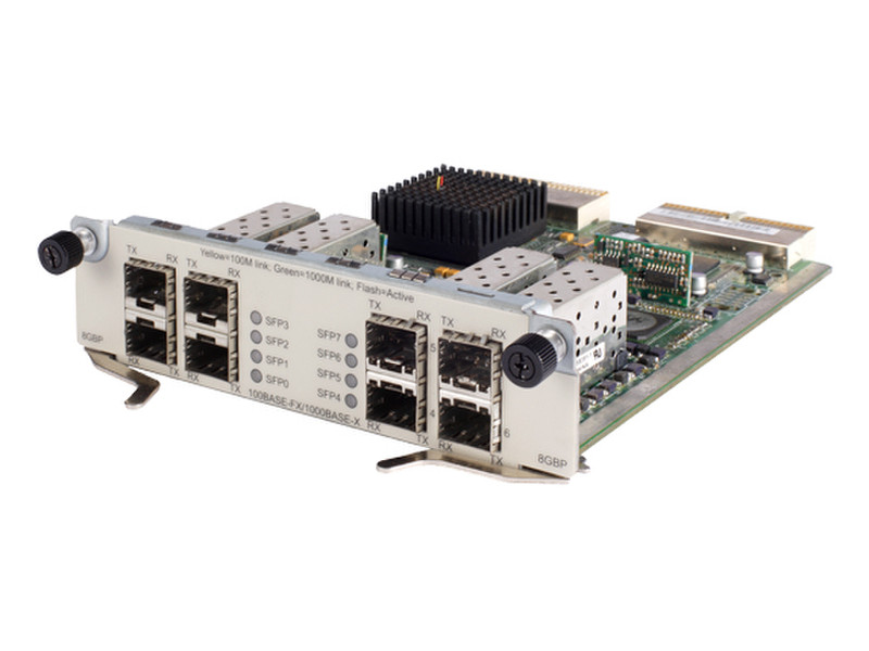 Hewlett Packard Enterprise 6600 8-port GbE SFP HIM Router Module Gigabit Ethernet модуль для сетевого свича