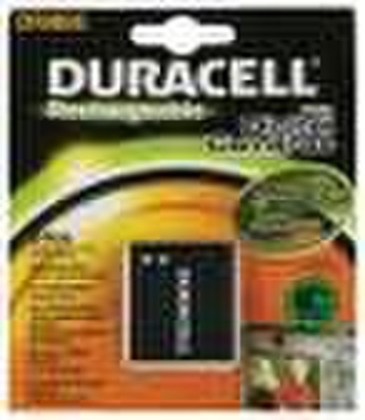 Duracell Digital Camera Battery 3.7v 720mAh Lithium-Ion (Li-Ion) 720mAh 3.7V rechargeable battery