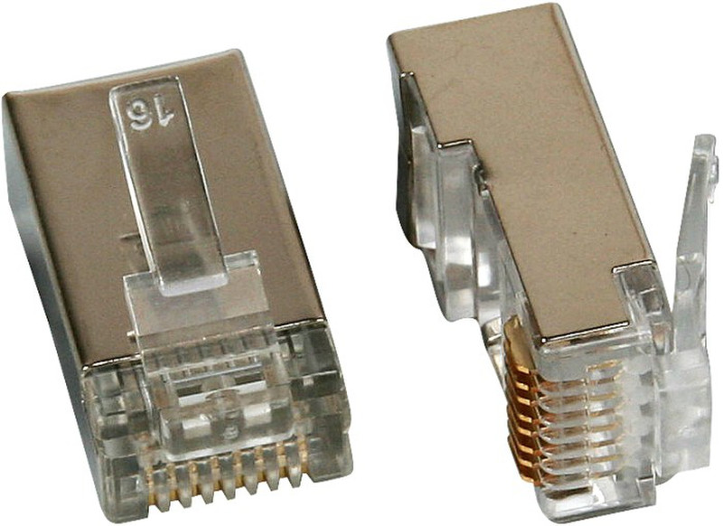 Variant 10pcs MP-070 C6/S RJ-45 CAT 6 Silver wire connector