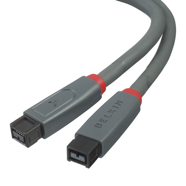Belkin FireWire 9-Pin/9-Pin 1.8m Grey firewire cable