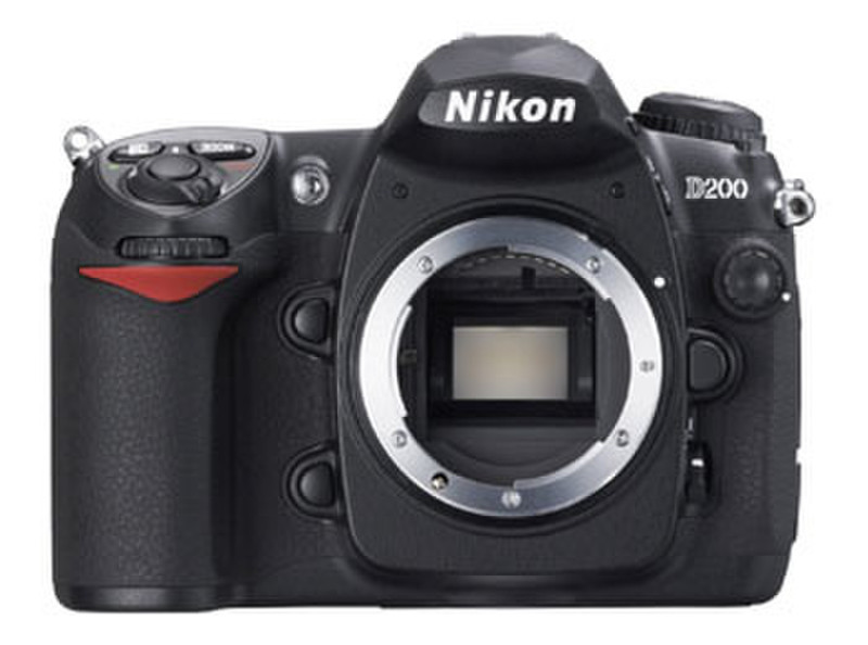Nikon D200 Однообъективный зеркальный фотоаппарат без объектива 10.2МП CCD 3872 x 2592пикселей Черный