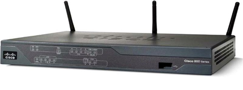 Cisco 888 Fast Ethernet Multicolour wireless router