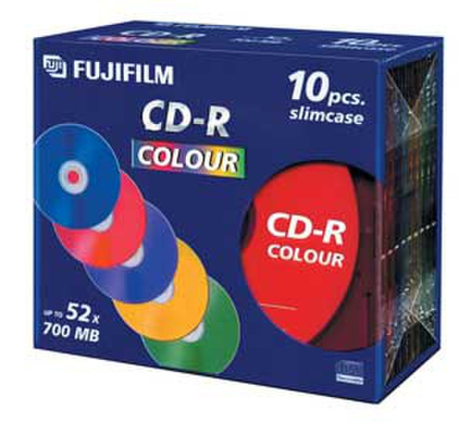 Fujifilm CD-R VIRGEN 700MB 52x SLIM CD-R 700МБ 10шт