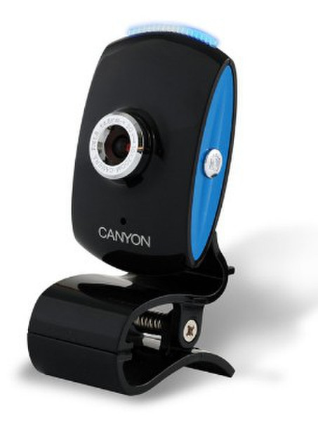 Canyon CNR-WCAM413G 1.3MP 1280 x 1024Pixel USB 1.1 Schwarz, Blau Webcam
