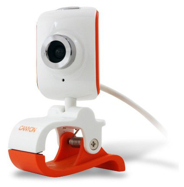 Canyon CNR-WCAM513G 1.3MP 1280 x 960pixels USB 2.0 Orange,White webcam