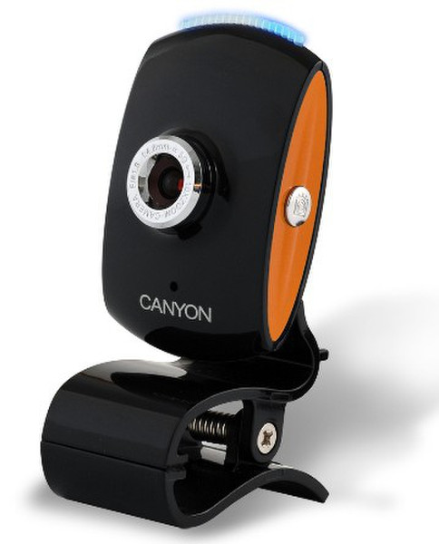 Canyon CNR-WCAM420 2МП 640 x 480пикселей Черный, Оранжевый вебкамера