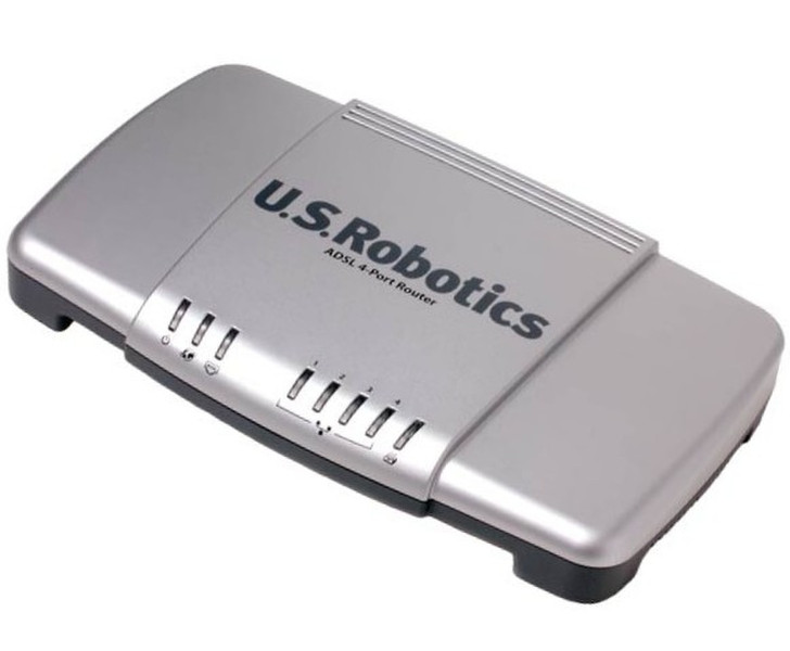 US Robotics ADSL2+ 4-Port Router with Printer Server ADSL Kabelrouter