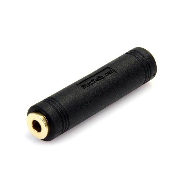 StarTech.com 3.5mm Adapter 3.5mm 3.5mm Schwarz Kabelschnittstellen-/adapter