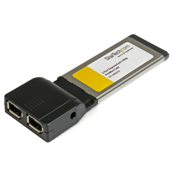 StarTech.com 2 Port IEEE 1394 FireWire Express Card Laptop Schnittstellenkarte