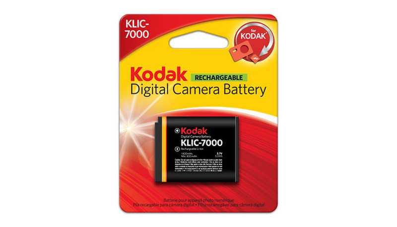 Kodak KLIC-7000 Lithium-Ion (Li-Ion) 730mAh 3.7V rechargeable battery