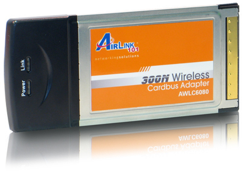AirLink 300N Wireless Cardbus Adapter 300Mbit/s networking card