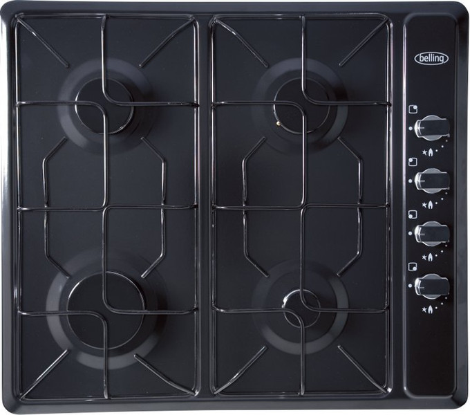 Belling GHU60GE built-in Gas, electric induction Black