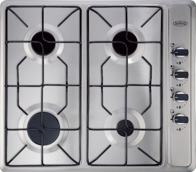 Belling GHU60GE built-in Gas hob Stainless steel