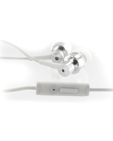 Exspect EX857 Binaural Verkabelt Weiß Mobiles Headset