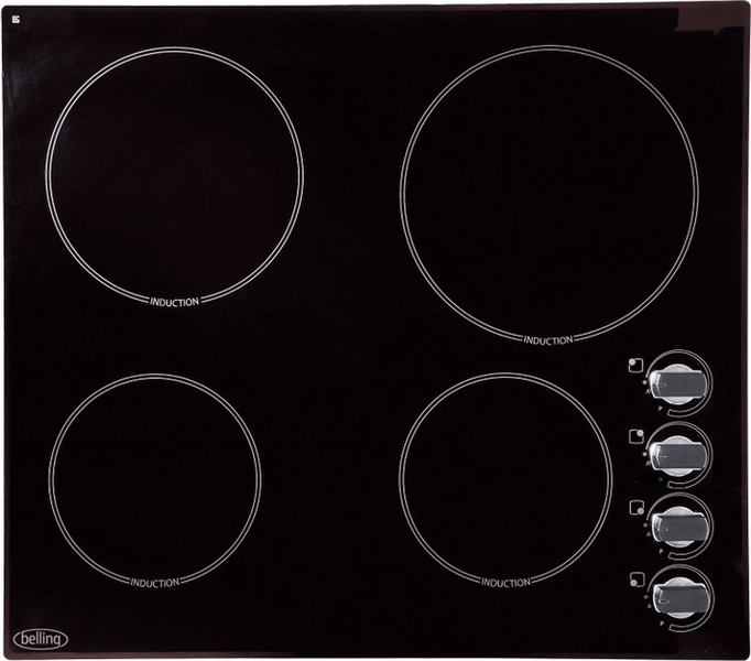 Belling PBi60R built-in Induction hob Black